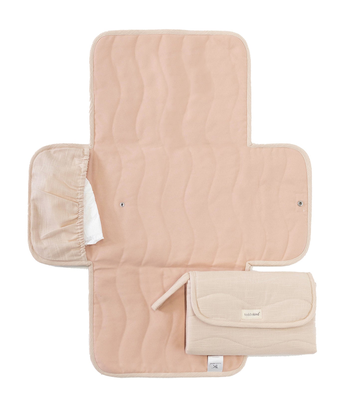 Premium Portable Changing Clutch | Blush