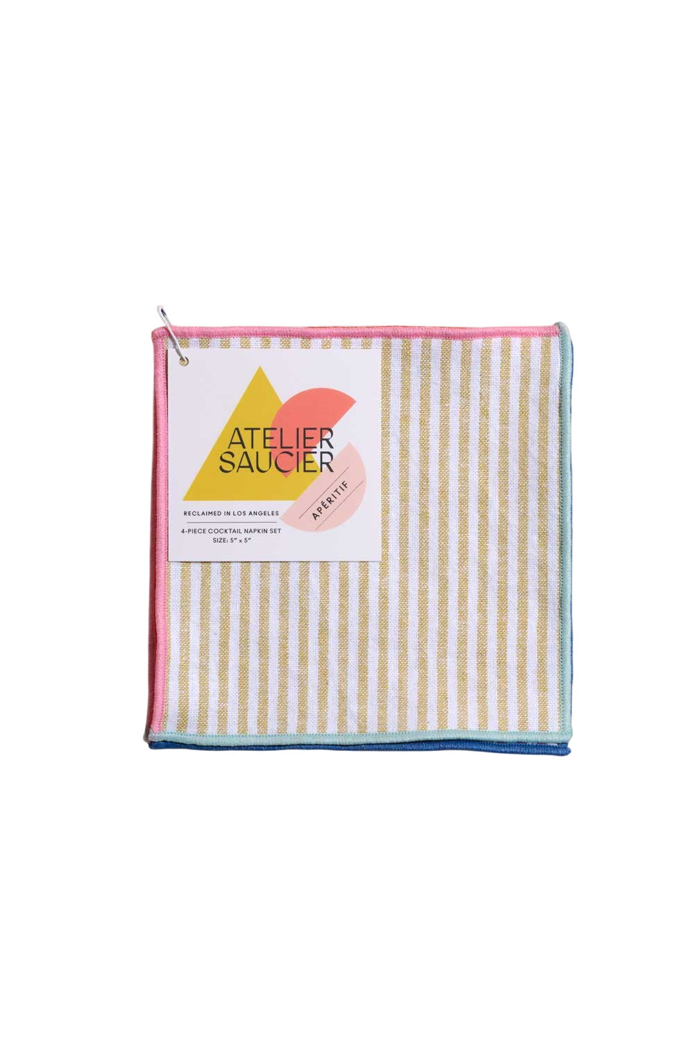 Carnival Stripe Cocktail Napkins | Set Of 4