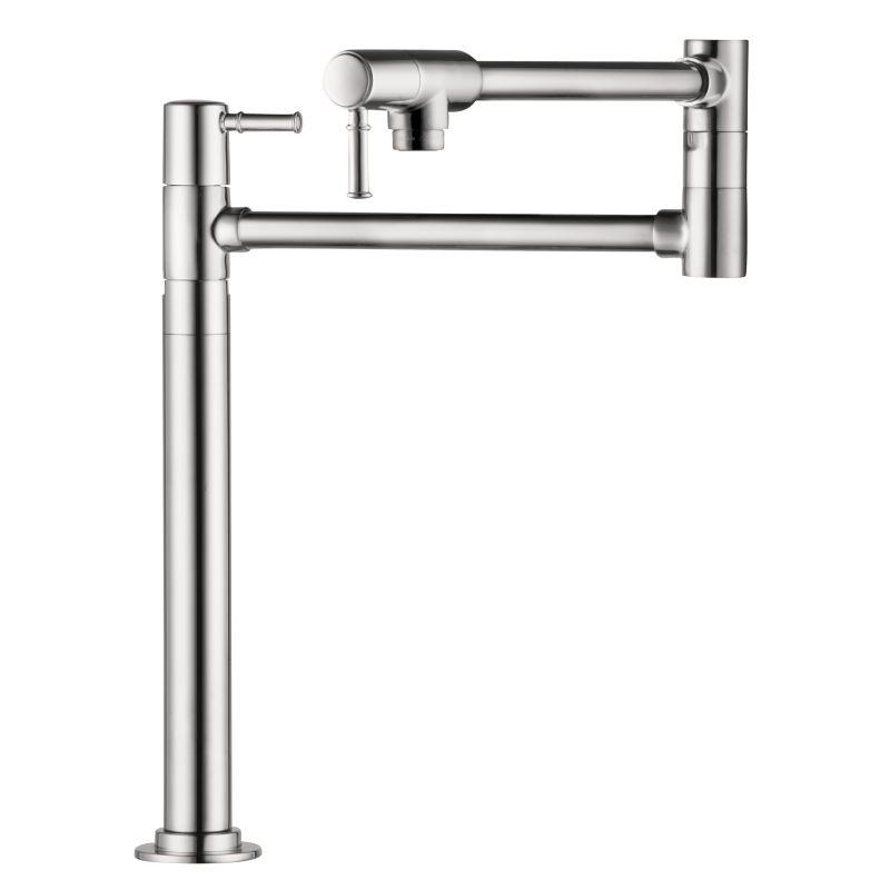 Hansgrohe 04219000 Talis C Deck Mounted Double-Jointed Pot Filler in Chrome