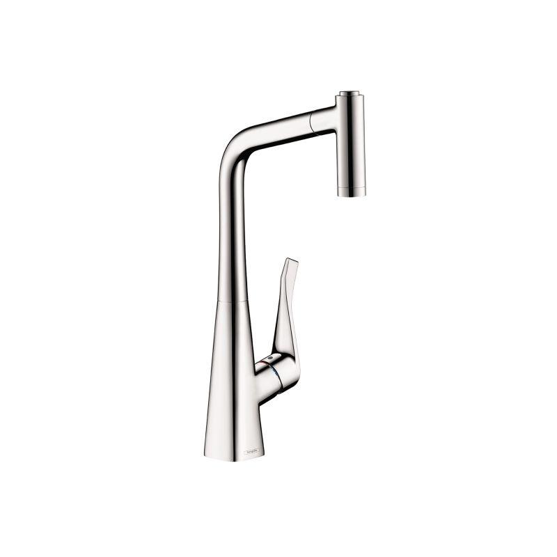 Hansgrohe 04508000 Metris 2 Spray Prep Pull-Out Kitchen Faucet with Magnetic Docking & Locking Spray Diverter in Chrome