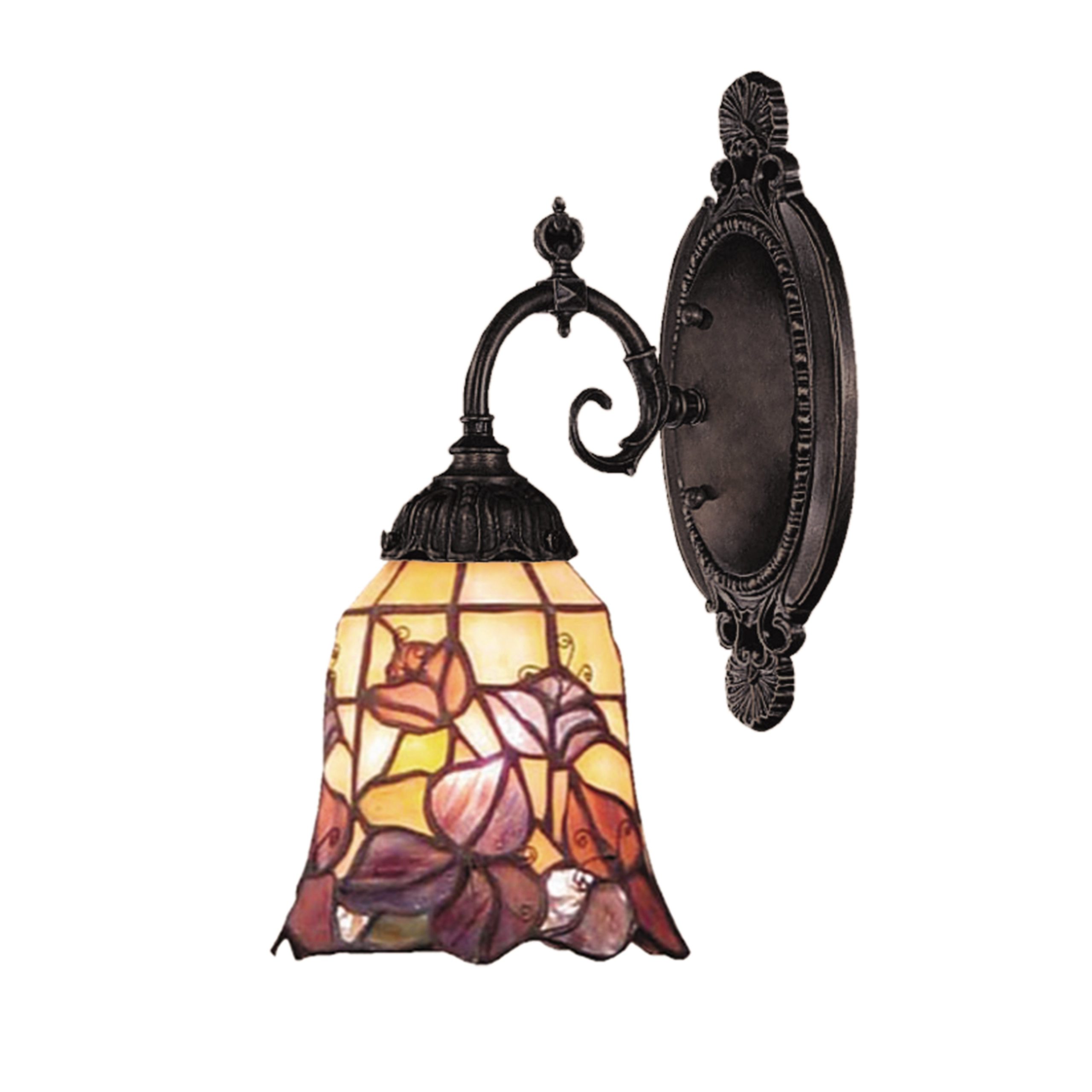 ELK SHOWROOM 071-TB-17 Mix-N-Match 10” High 1-Light Sconce – Tiffany Bronze