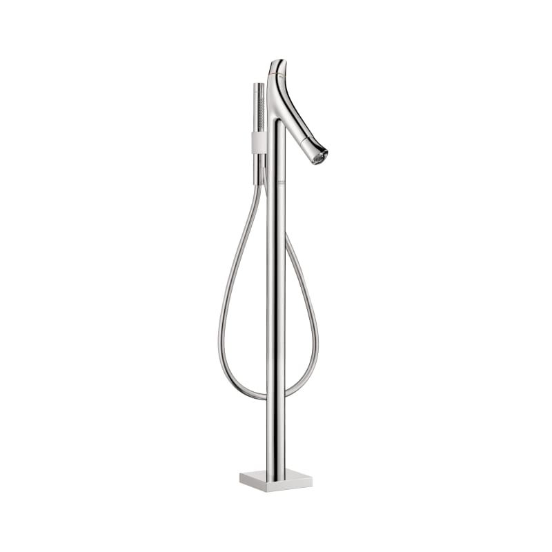 Axor 12016001 Starck Organic 2-Handle Freestanding Tub Filler Trim with 2.0 GPM Handshower