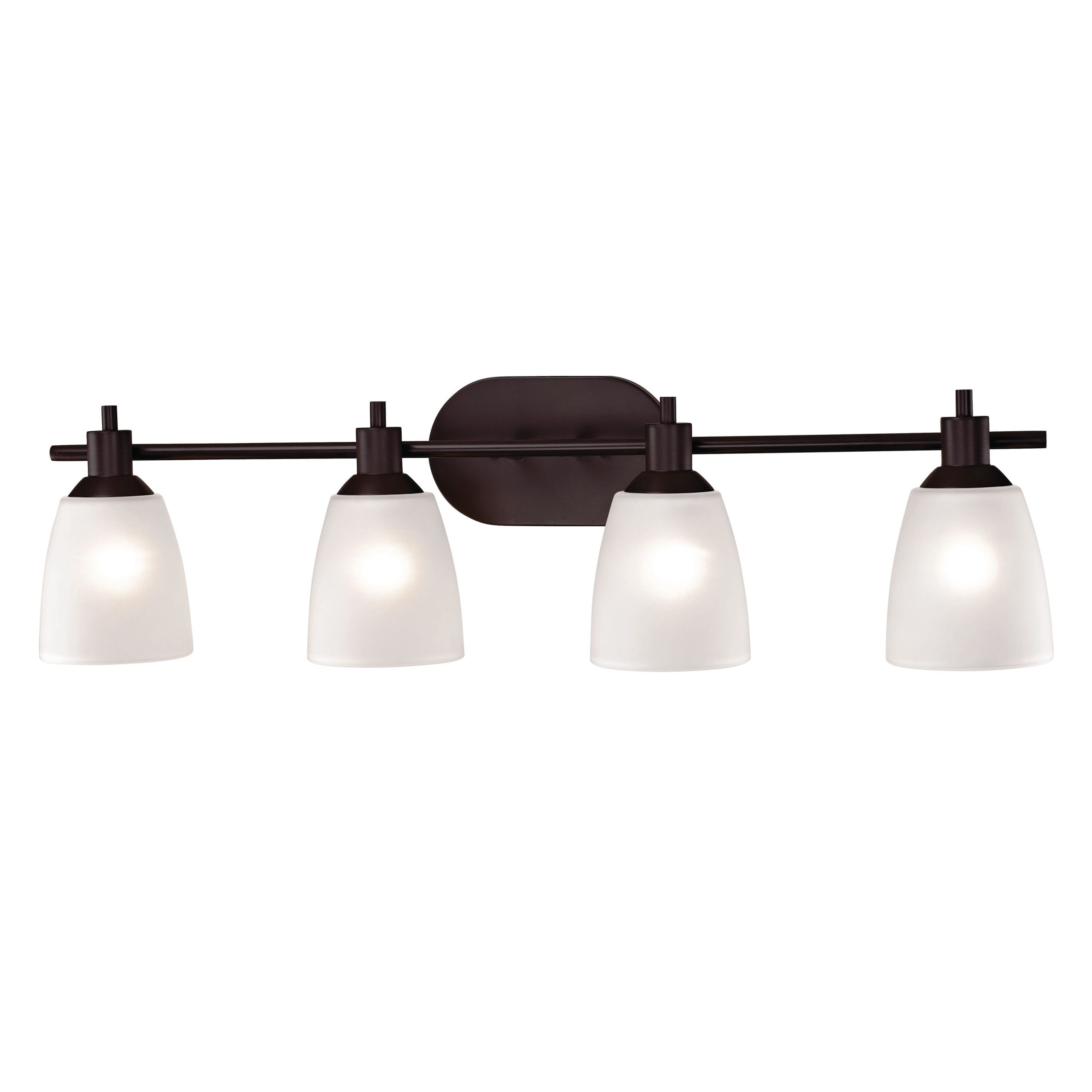 THOMAS 1354BB/10 Jackson 31” Wide 4-Light Vanity Light – Oil Rubbed Bronze