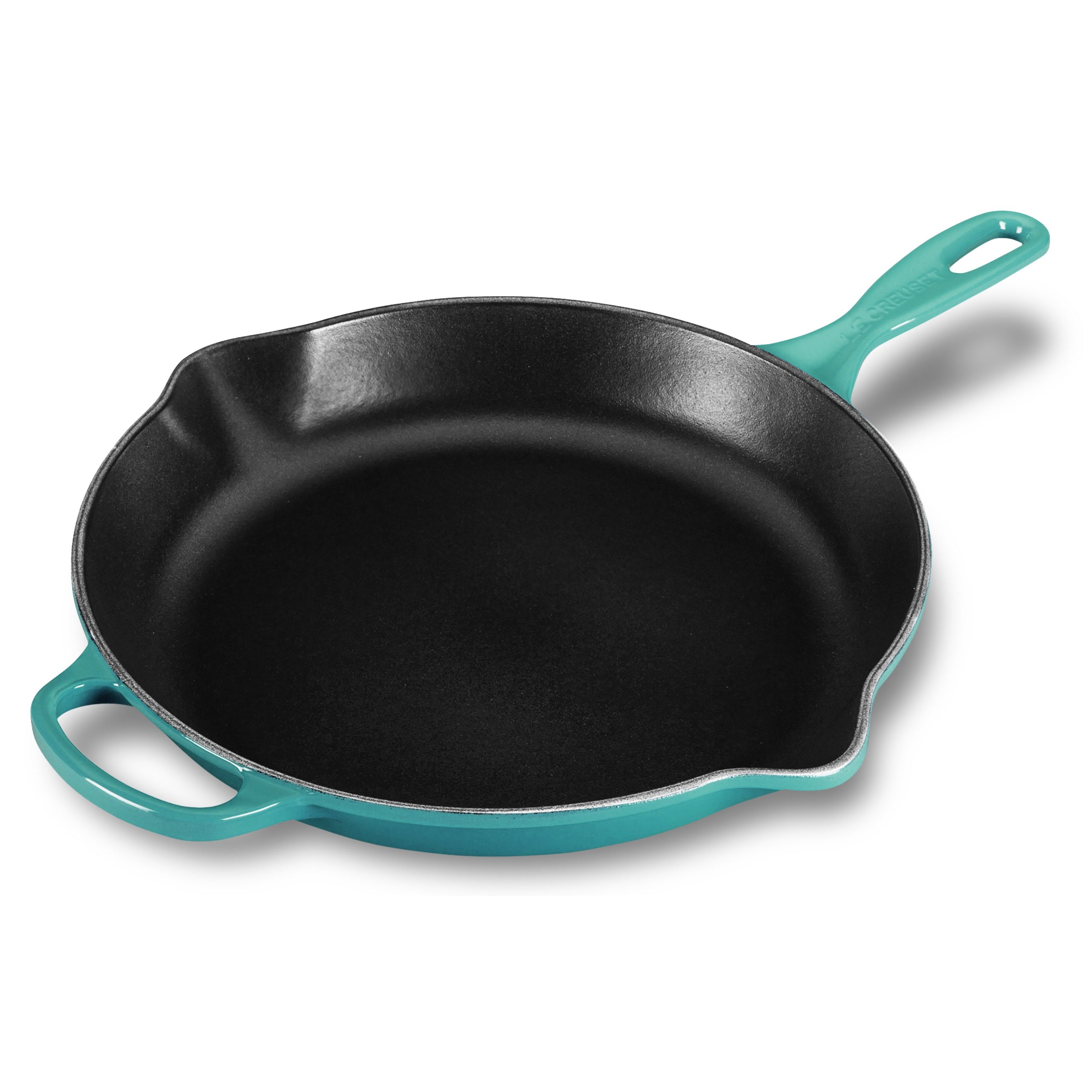 Le Creuset Signature Cast Iron 11.75″ Caribbean Skillet