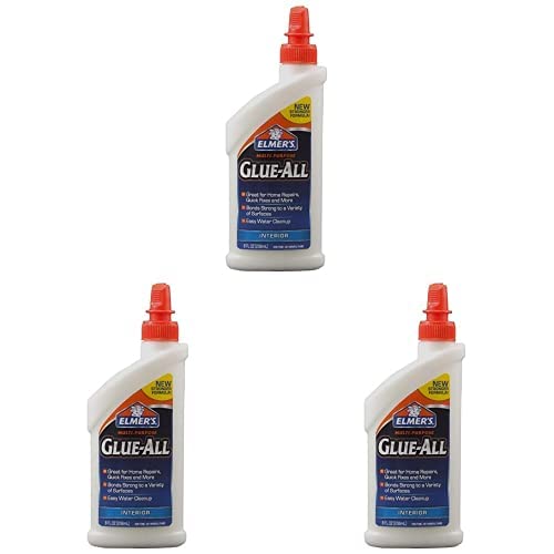 Elmer’s Products E3820 Multi-Purpose Glue, 8 oz, White, 8 Fl Oz (Pack of 3)