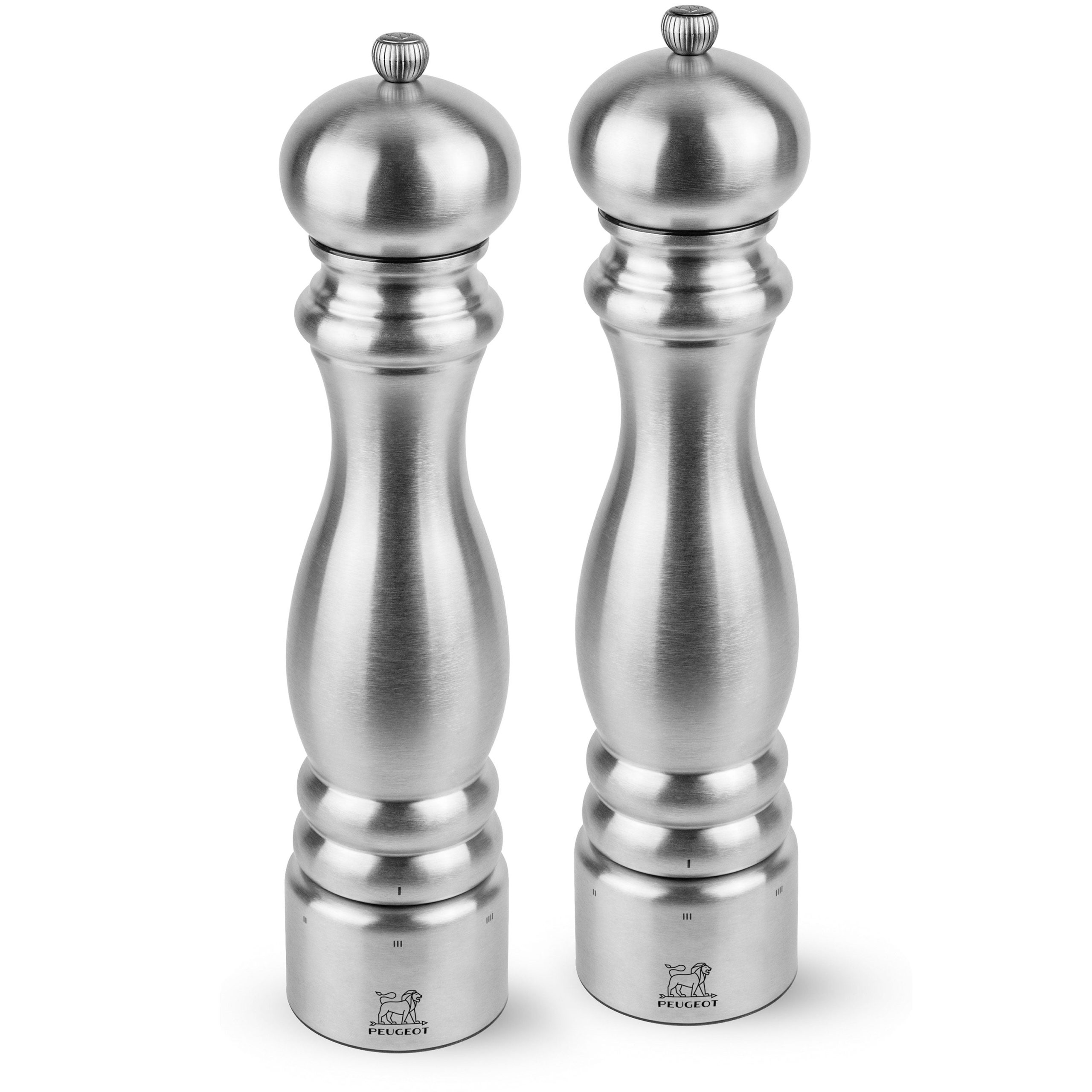 Peugeot Paris Stainless Steel 12″ u’Select Salt & Pepper Mill Set