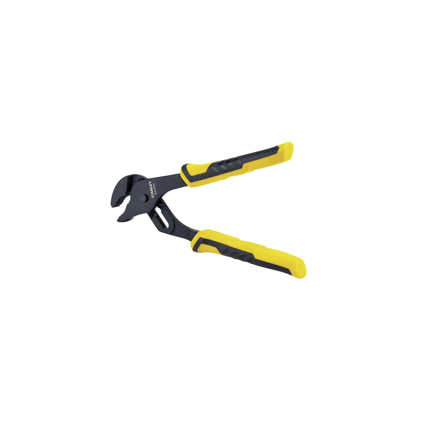 STANLEY Pliers, Bi-Material, Groove Joint, 8-Inch (84-034)