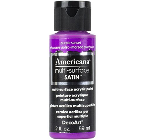 Americana Multi-Surface Satin Acrylic Paint 2oz-Purple Sunset