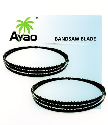 AYAO Pack of 2 Band Saw Blades 93-1/2 Inch X 1/4 Inch X 12TPI