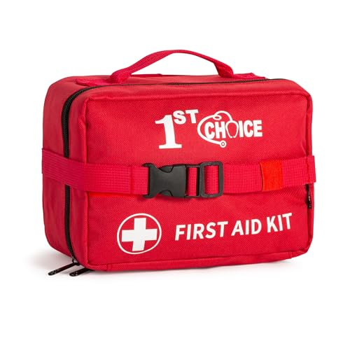 Vital House 326 Piece First Aid Kit – Professional Waterproof Trauma Medical Kit for Emergency, Ideal for Home, Office, Car, Travel, Outdoor,