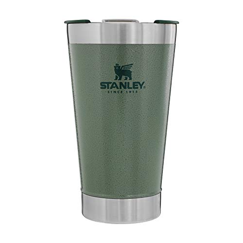 Stanley Classic Stay Chill Vacuum Insulated Pint Tumbler, 16oz Stainless Steel Beer Mug with Built-in Bottle Opener, Double Wall Rugged Metal