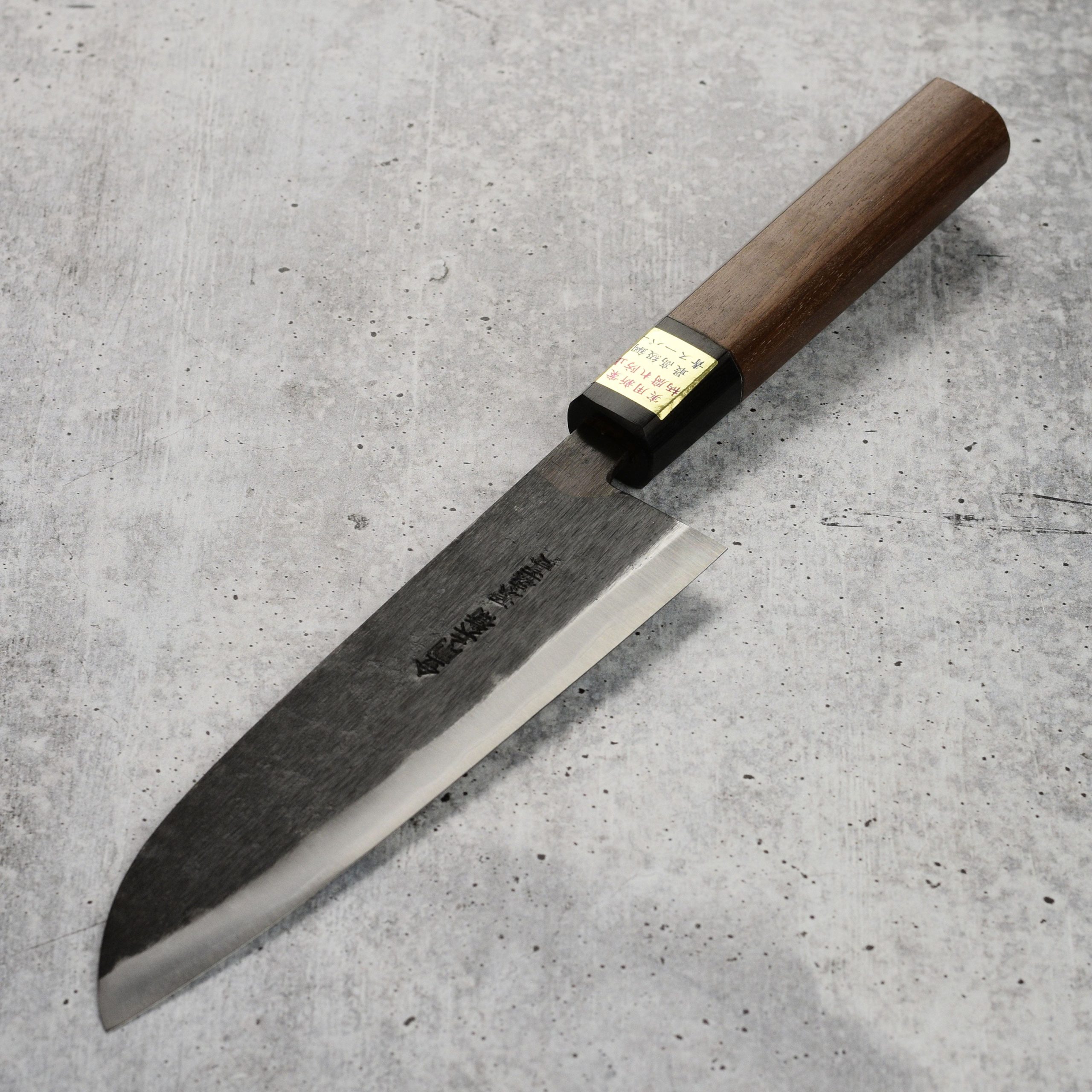 Moritaka 6.7″ Aogami Super Carbon Steel Santoku