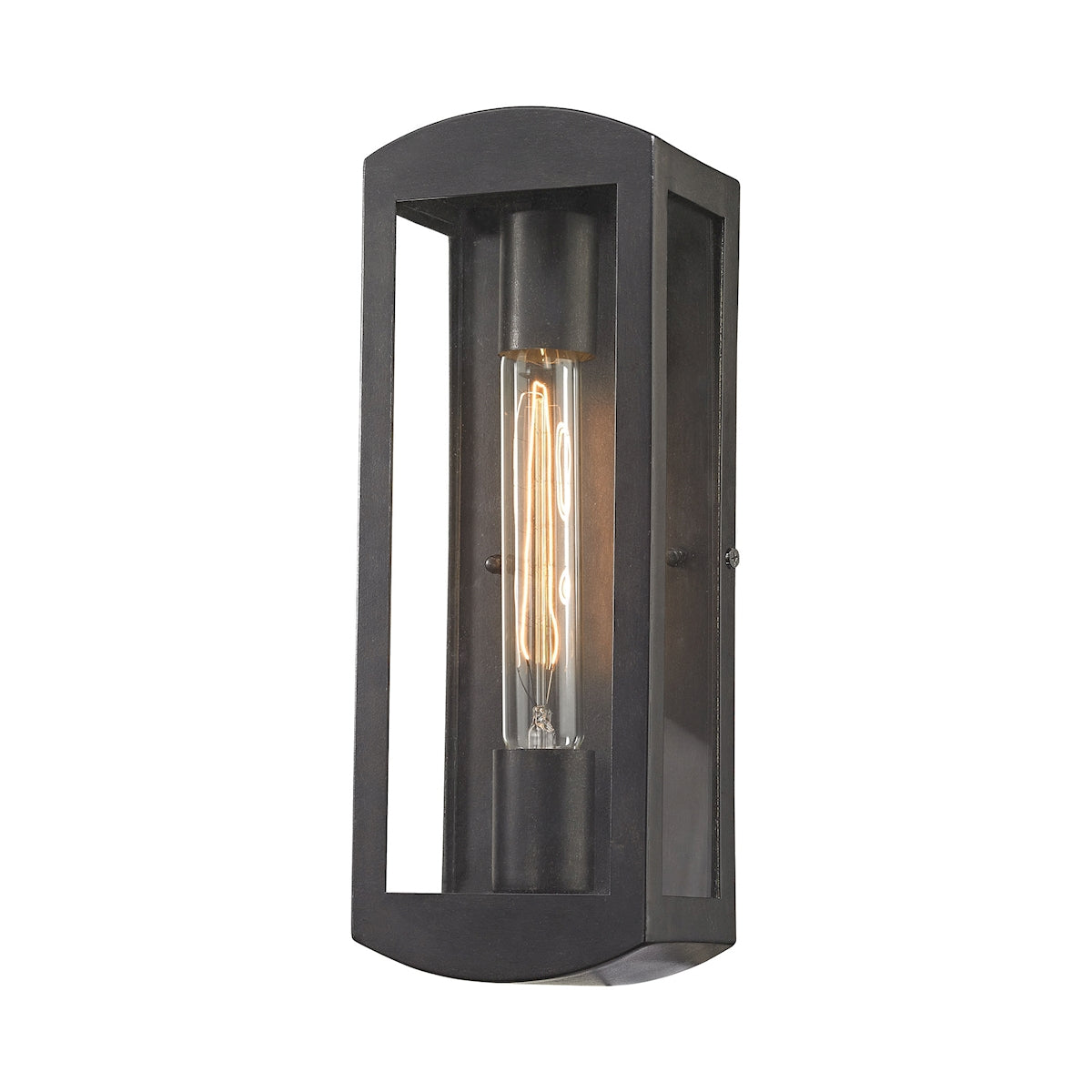 ELK SHOWROOM 45170/1 Trenton 13” High 1-Light Outdoor Sconce – Blackened Bronze