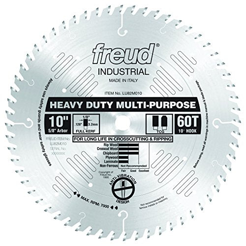 Freud LU82M010 10″ Heavy Duty Multi-Purpose Blade