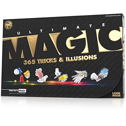 Marvin’s Magic – Kids Magic Set – 365 Ultimate Magic Tricks & Illusions | Magic Tricks for Kids | Includes Svengali Cards, Flash Money Trick, Mind