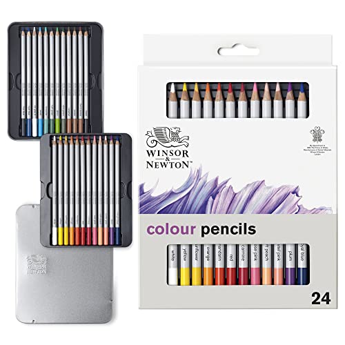 Winsor & Newton Studio Collection Artist Pencils, Color Pencils, Set of 24