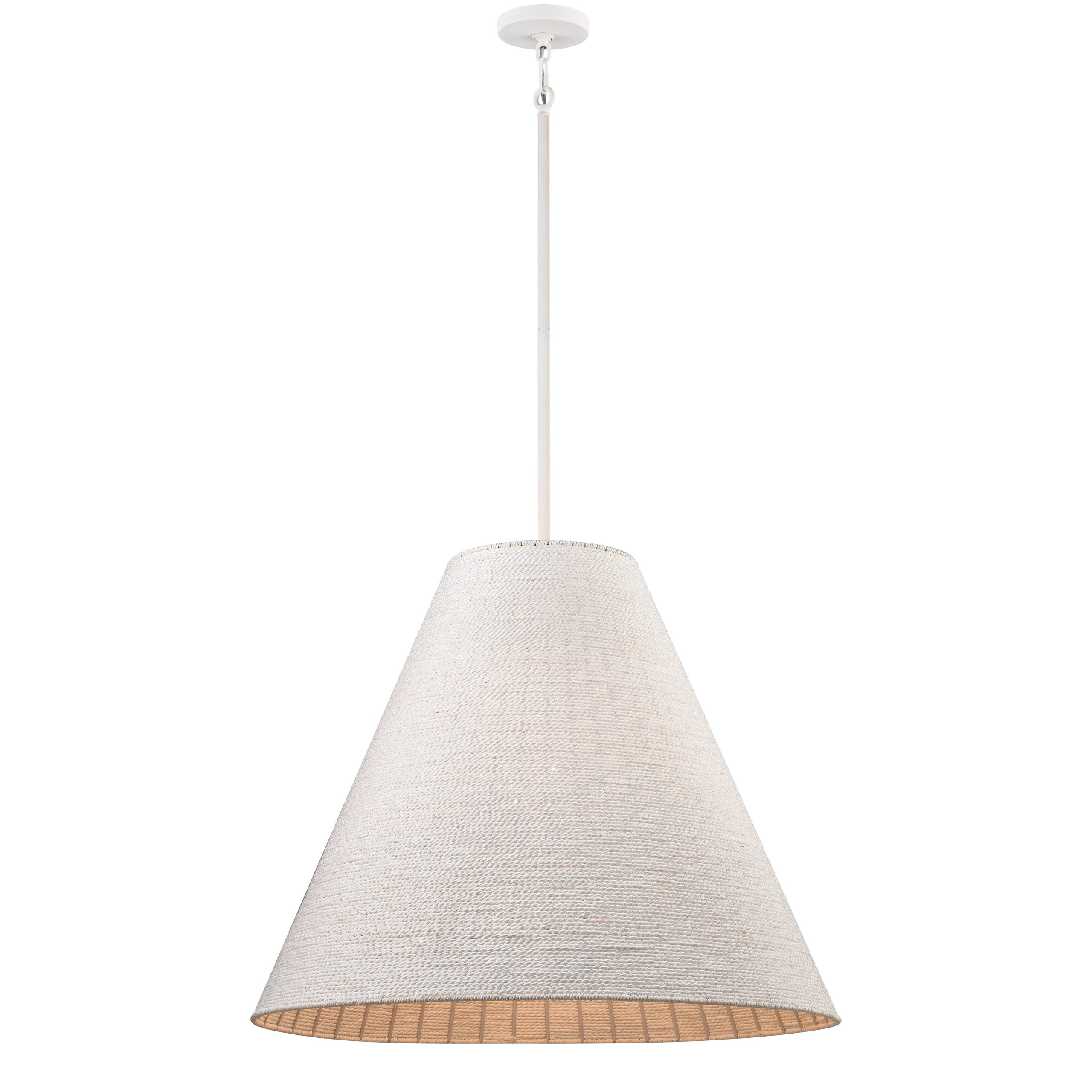 ELK SHOWROOM 52266/4 Sophie 30” Wide 4-Light Pendant – White Coral