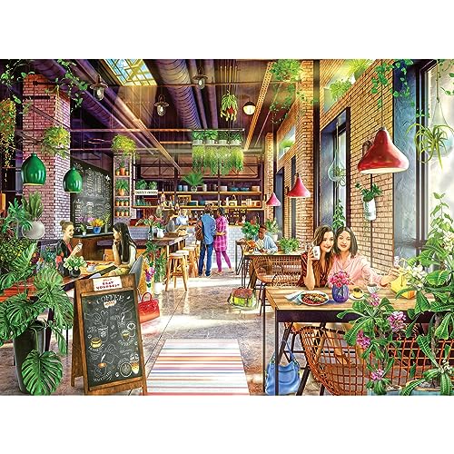 Cra-Z-Art – RoseArt – My Happy Place – Neighborhood Cafe – 750 Piece Jigsaw Puzzle