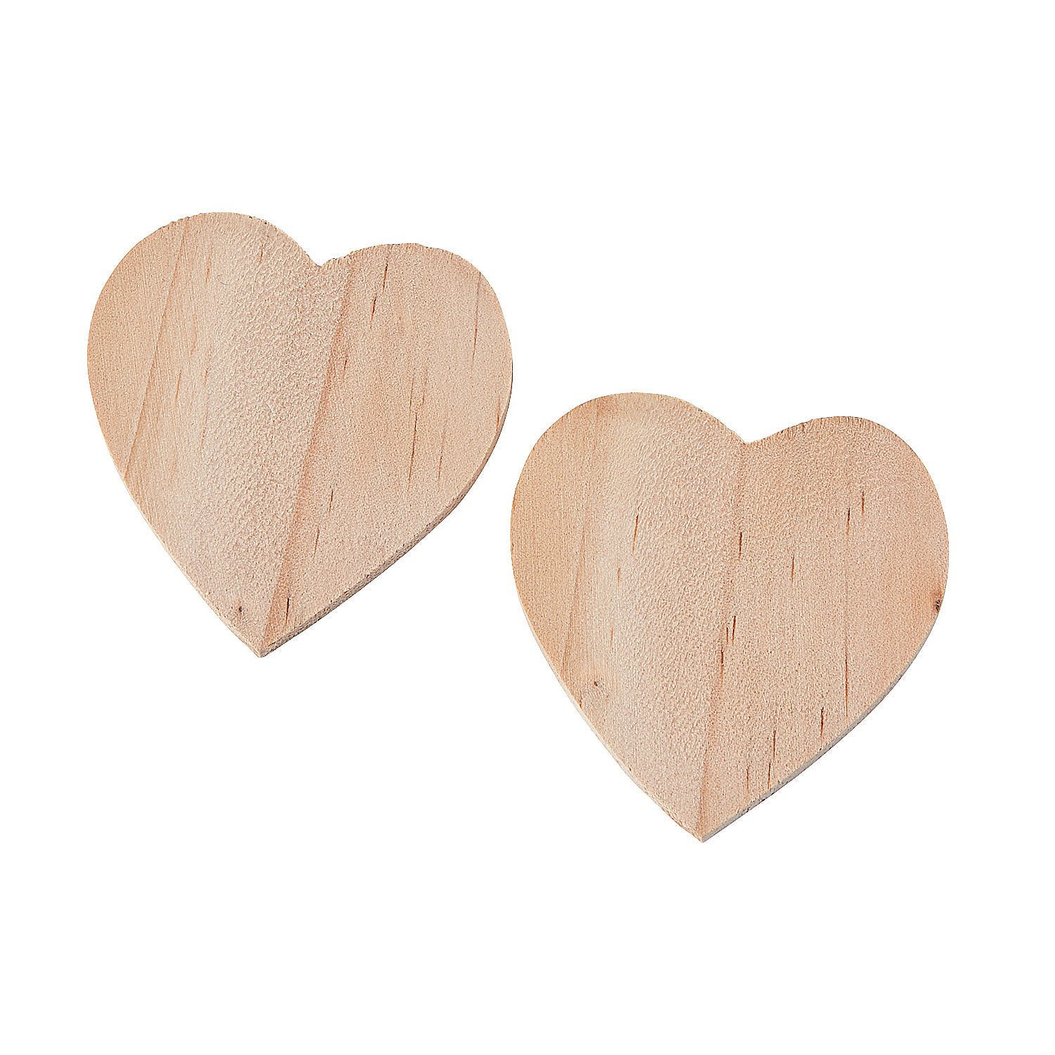 Unfinished 2In Wood Hearts (50Pc) – Crafts for Kids and Fun Home Activities