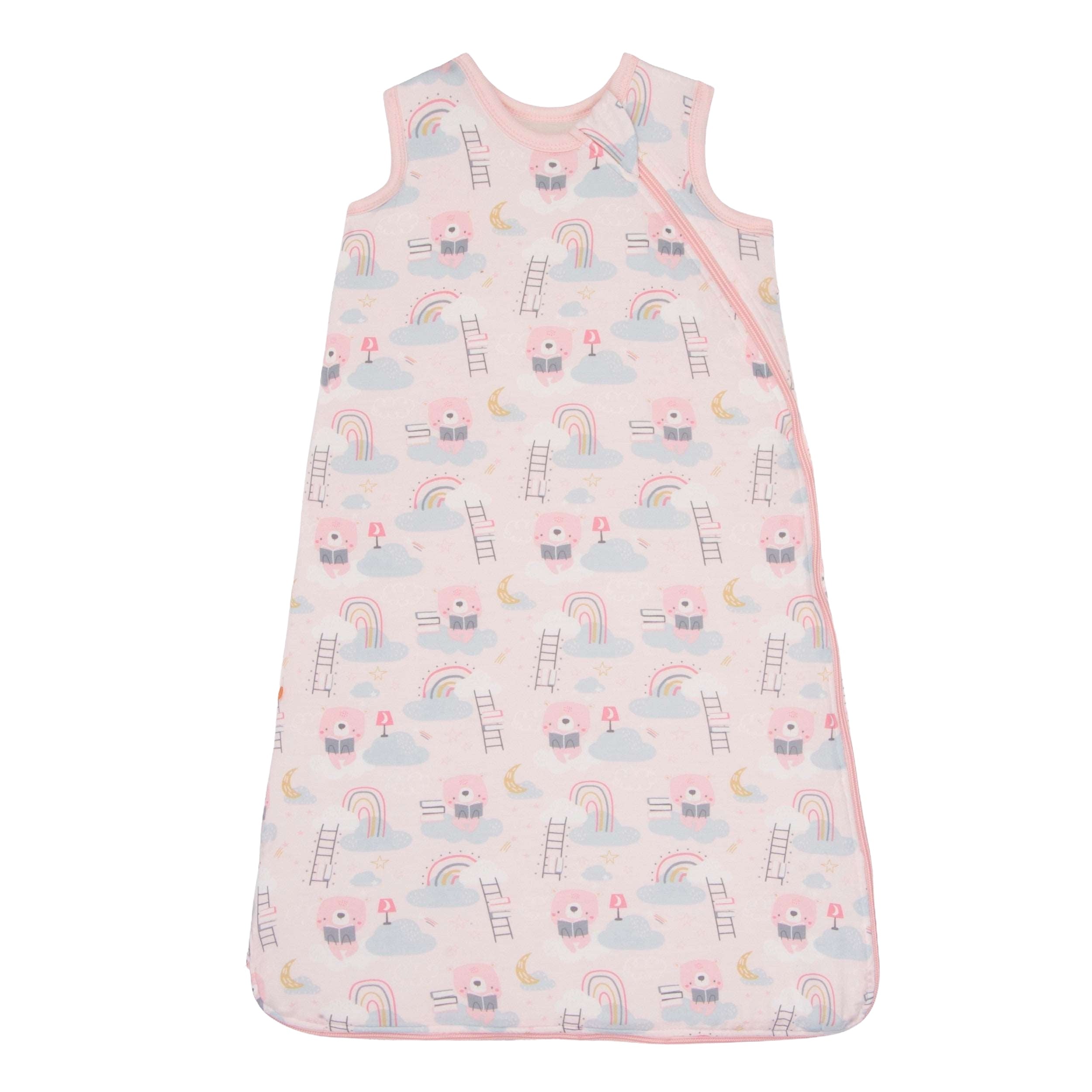 Bedtime Bears Pink Sleep Bag 1.0 Tog