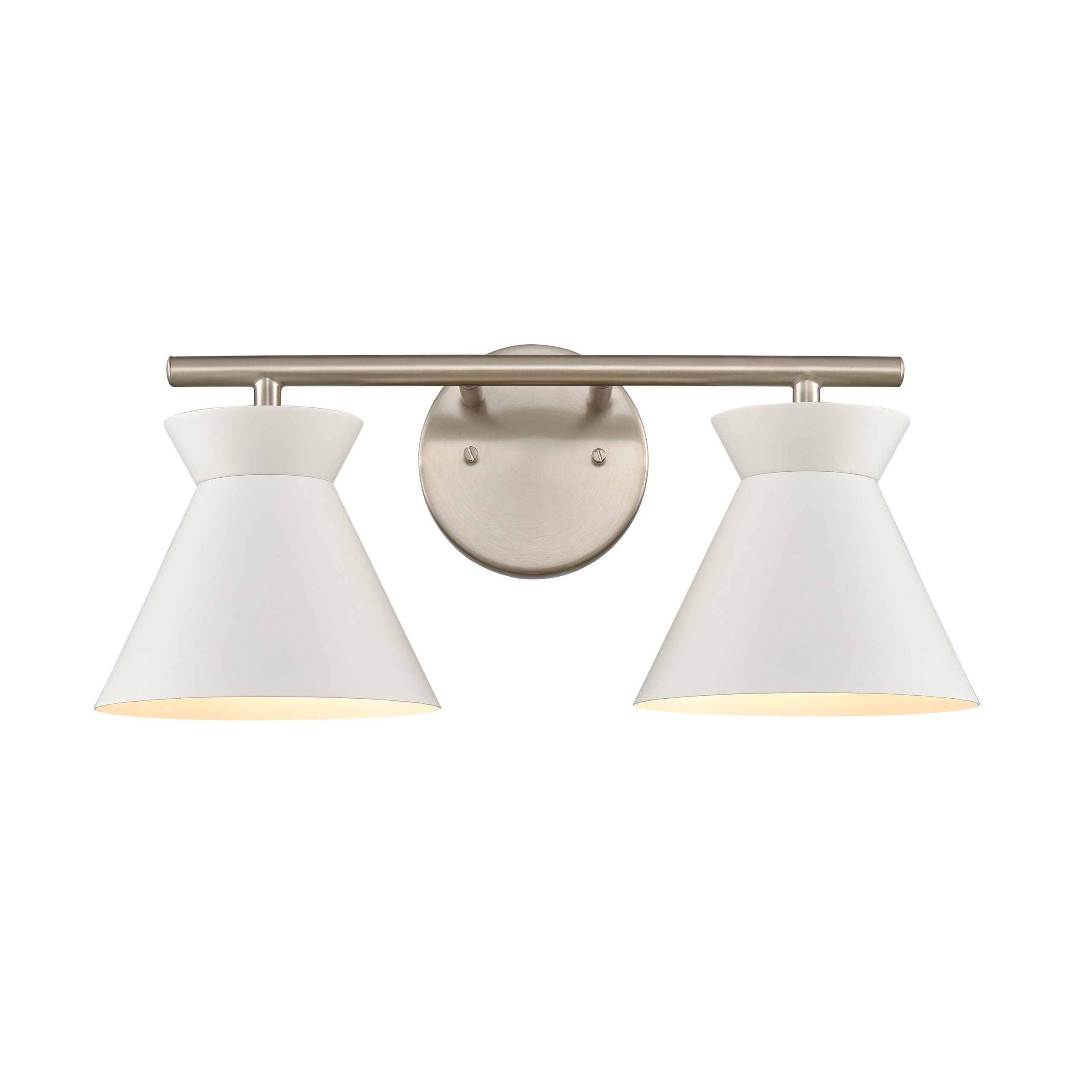 ELK SHOWROOM 89821/2 Forme 18” Wide 2-Light Vanity Light – Brushed Nickel