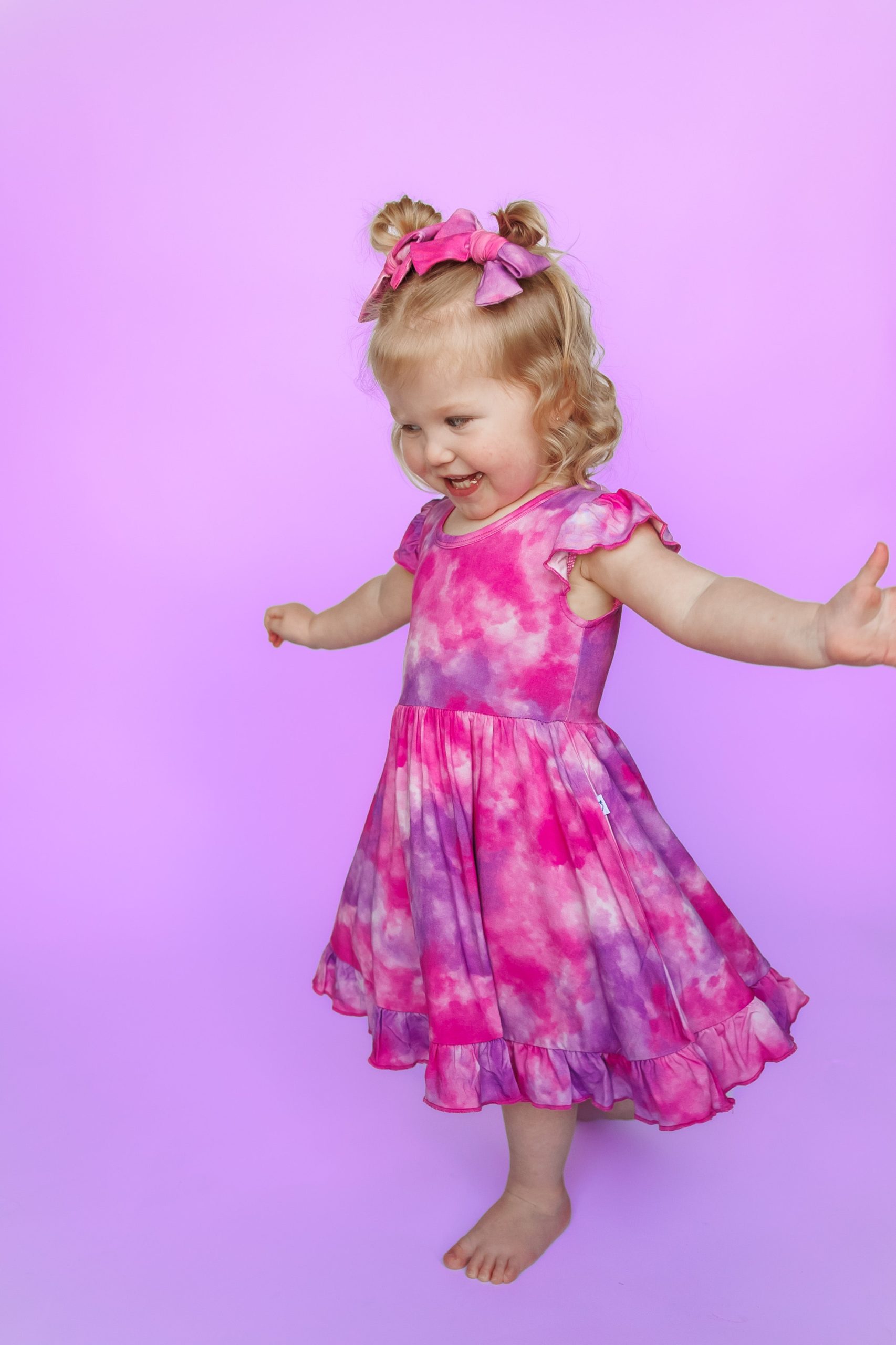 Candy Clouds Dream Ruffle Dress