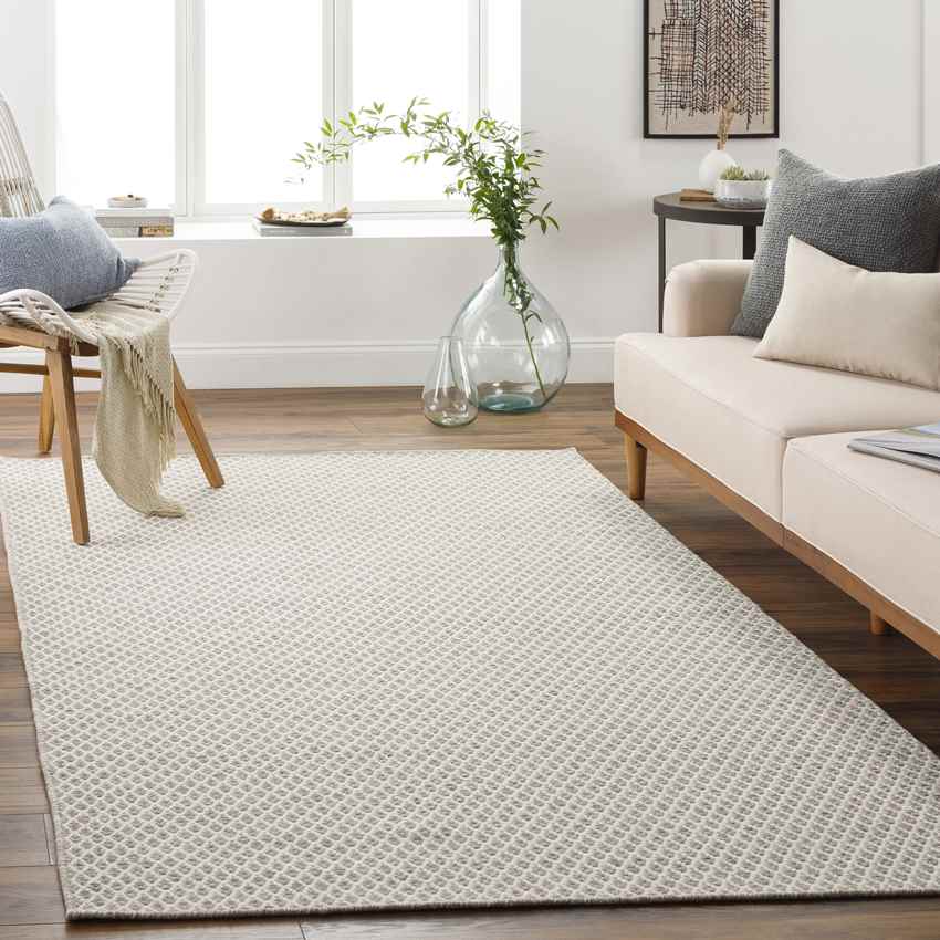 Tranise Cottage Taupe Area Rug