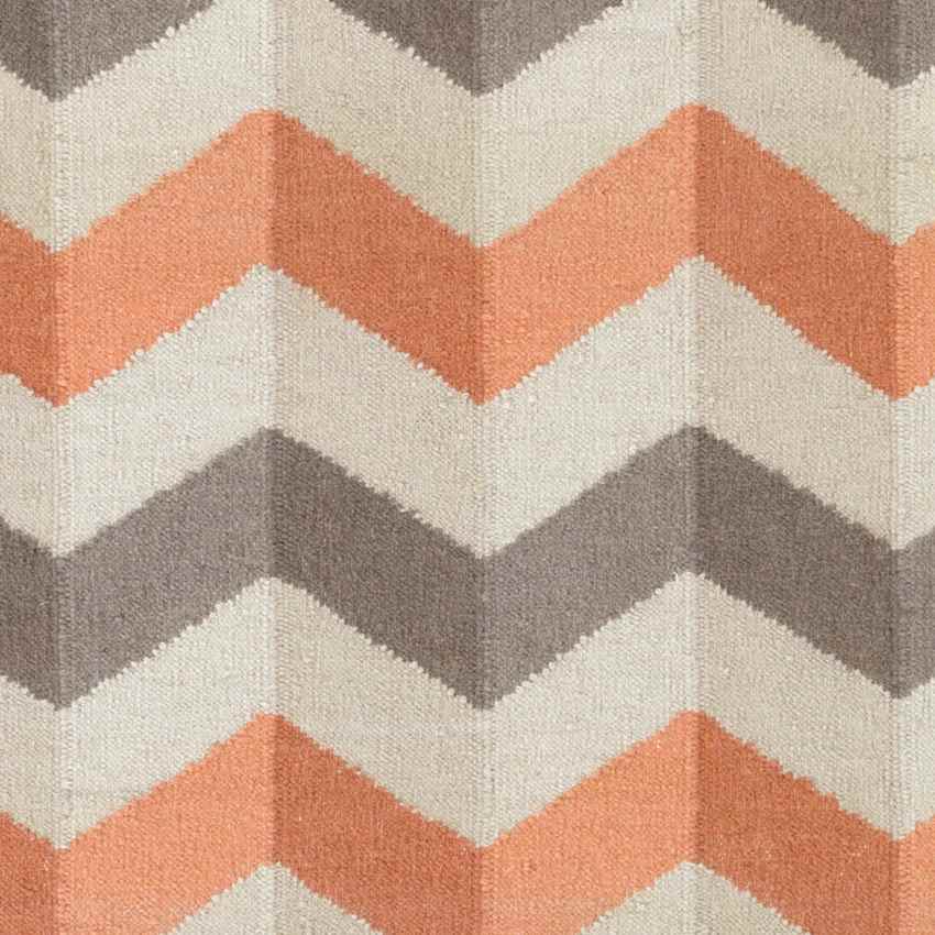 Fayetteville Modern Ivory/Orange Area Rug