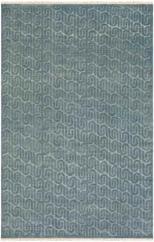 Safford Modern Teal/Aqua Area Rug