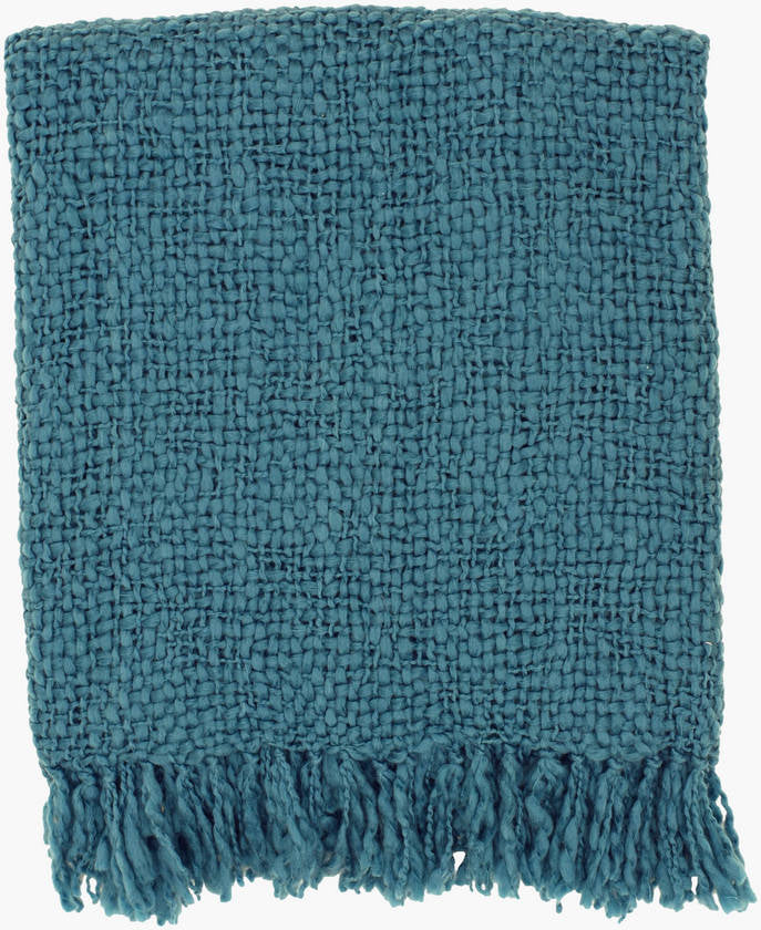 Blankenberge Teal Throw