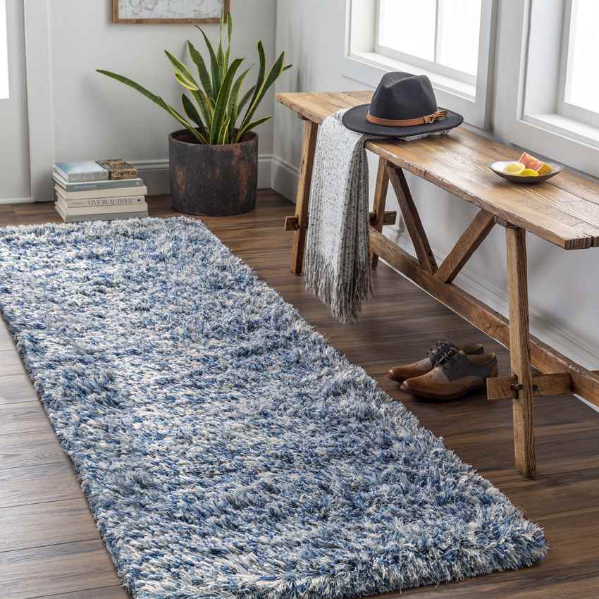 Mithat Modern Denim Area Rug