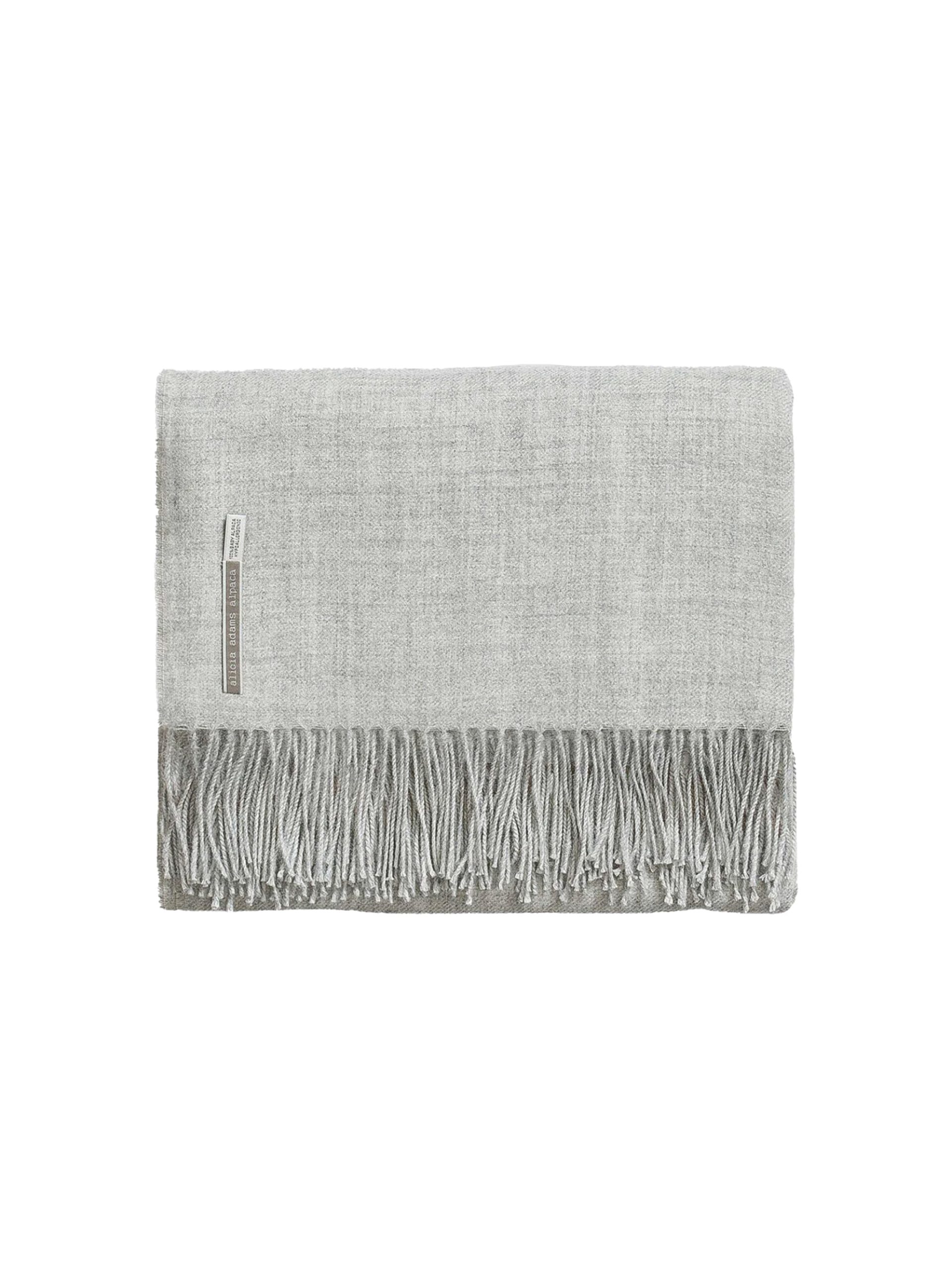 Alicia Adams Alpaca Carbon Classic Throw