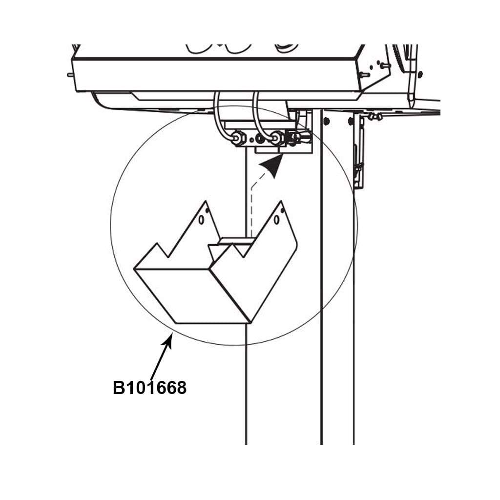 Broilmaster B101668 Stainless Steel Control Housing Cover