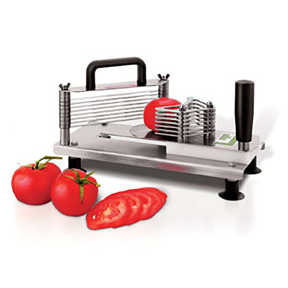 Eurodib CTXM55 – Tellier Tomato Slicer, 1/4″ slices, plastic pusher, stainless steel blades