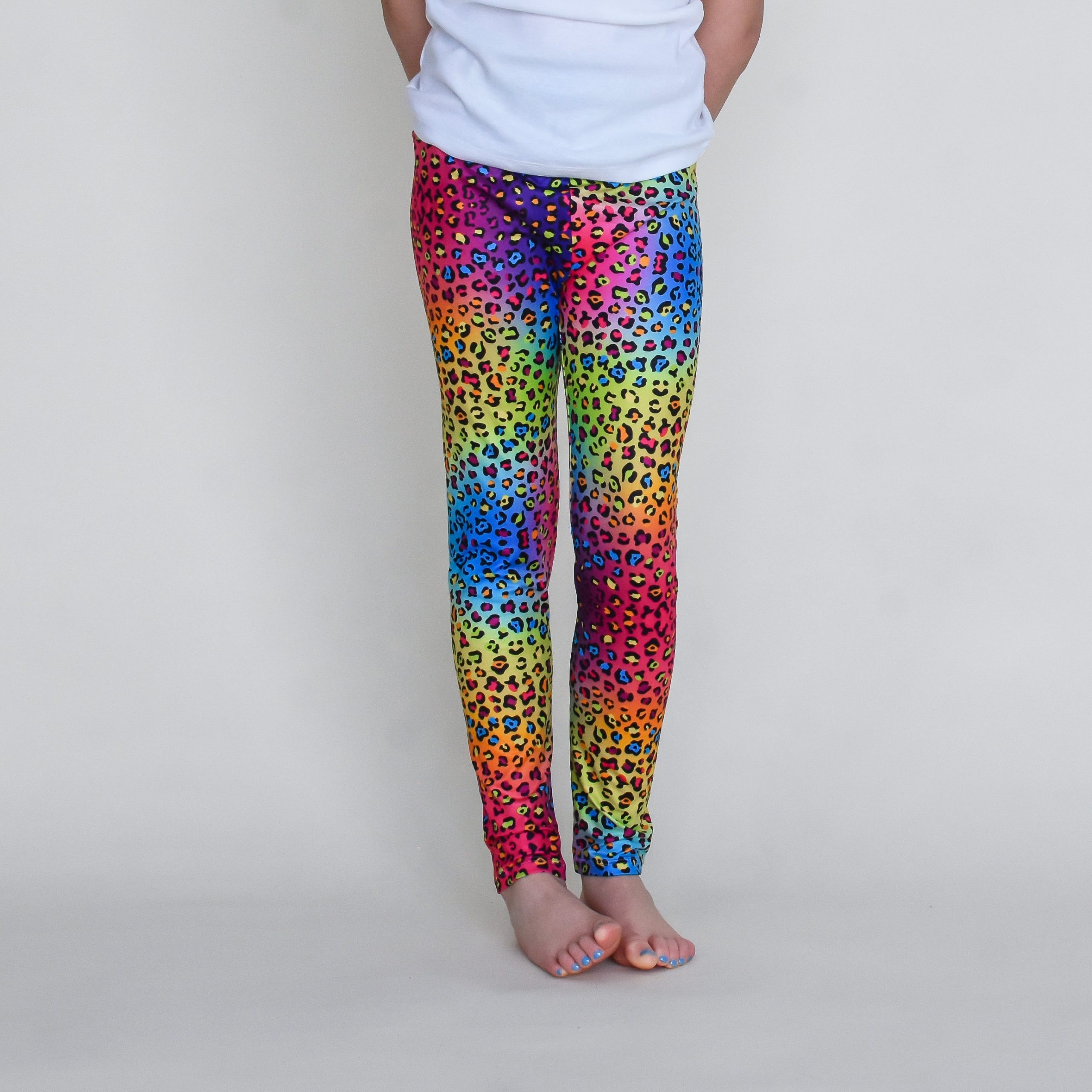 Rainbow Leopard Leggings