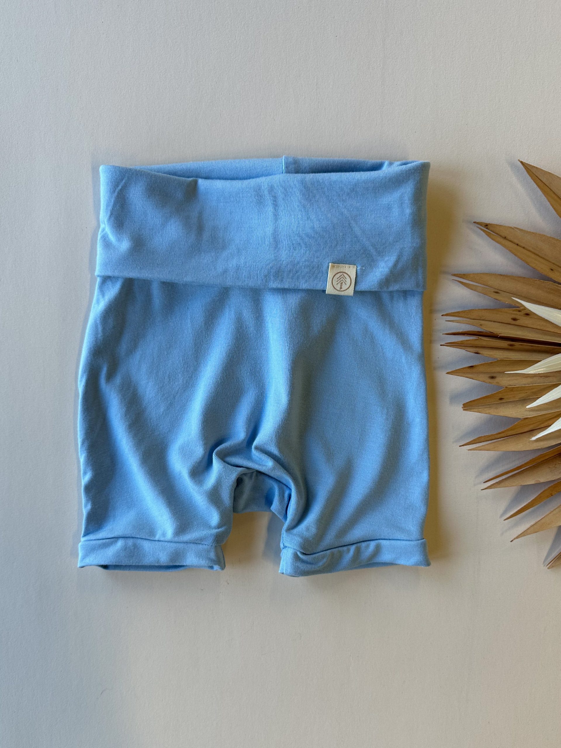 0/3m Fold-over Shorties | Baby & Toddler | Luxury Bamboo | Ocean