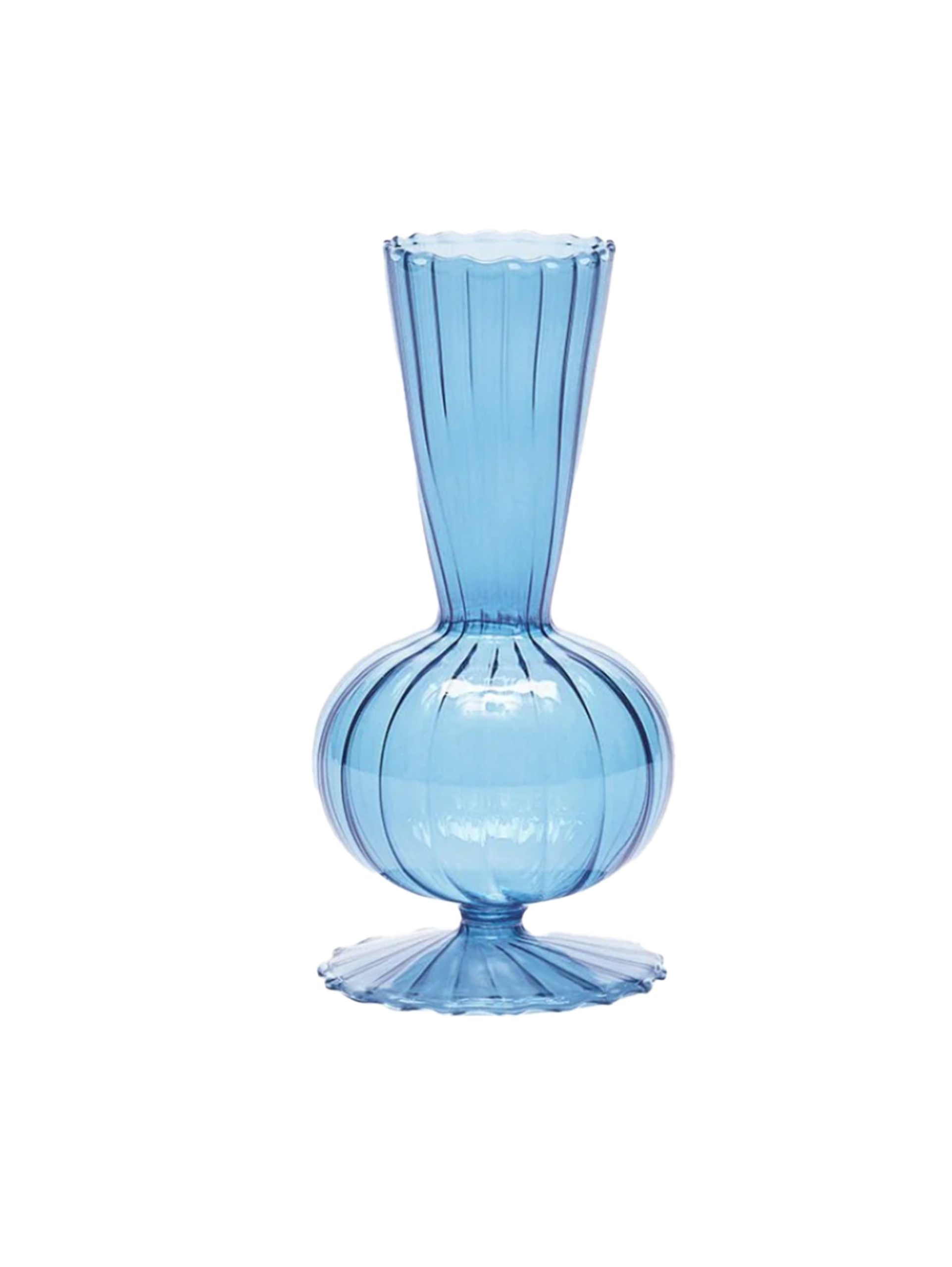 Kim Seybert Tess Bud Vase Blue