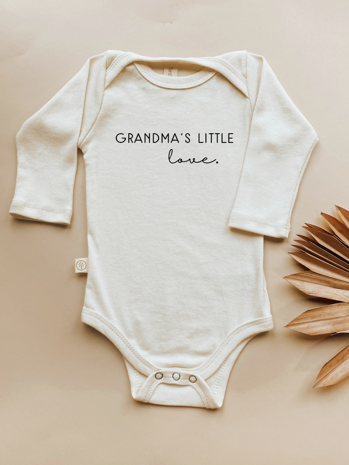 Grandma’s Little Love – Long Sleeve Organic Bodysuit