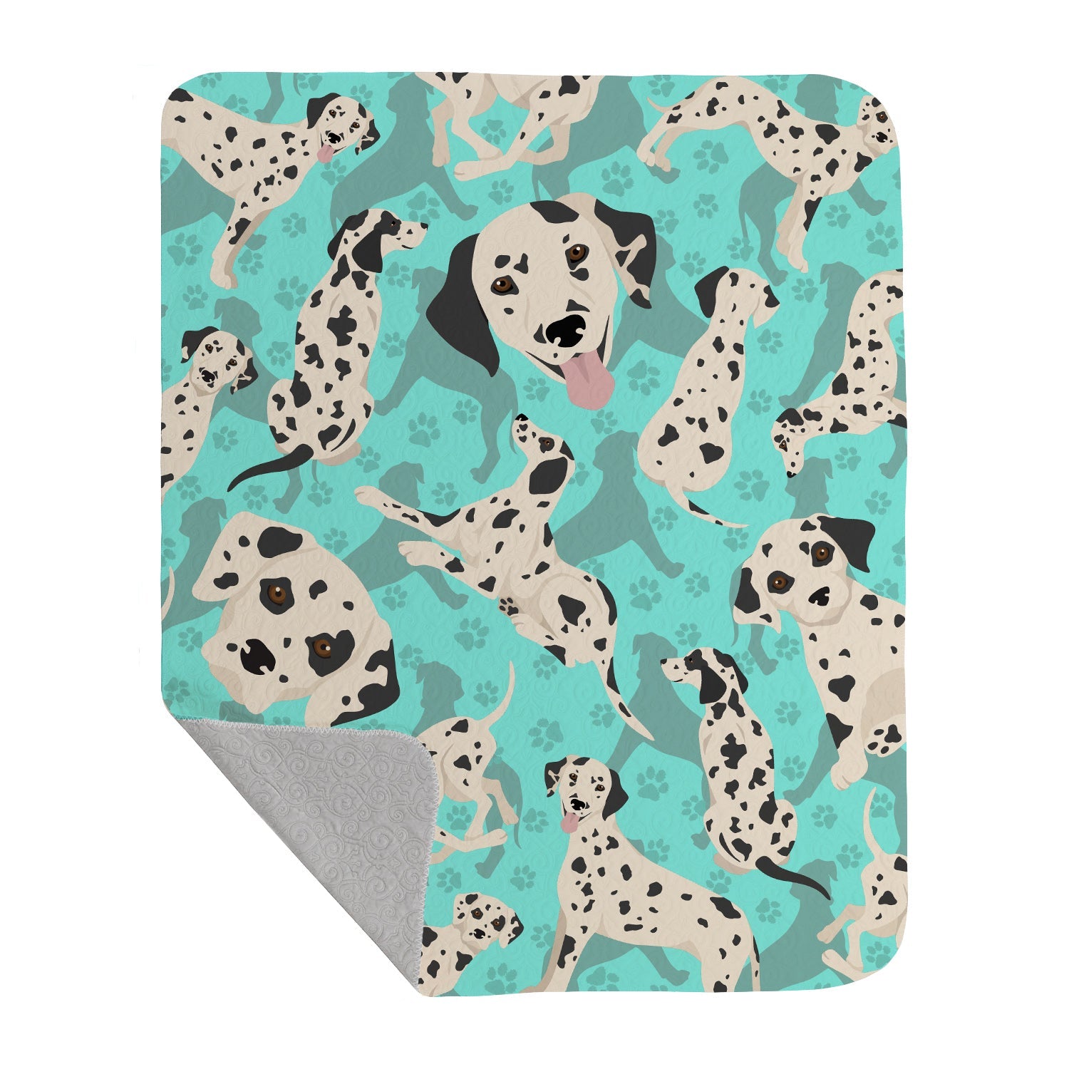 Dalmatian Quilted Blanket 50×60