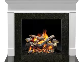 Majestic Select Series Wescott B 48″ Primed MDF Transitional Style Flush Wood Fireplace Mantel