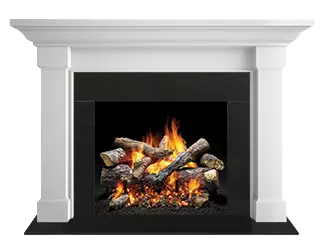 Majestic Signature Series Kenwood B 48″ Unfinished Maple Transitional Style Flush Wood Fireplace Mantel