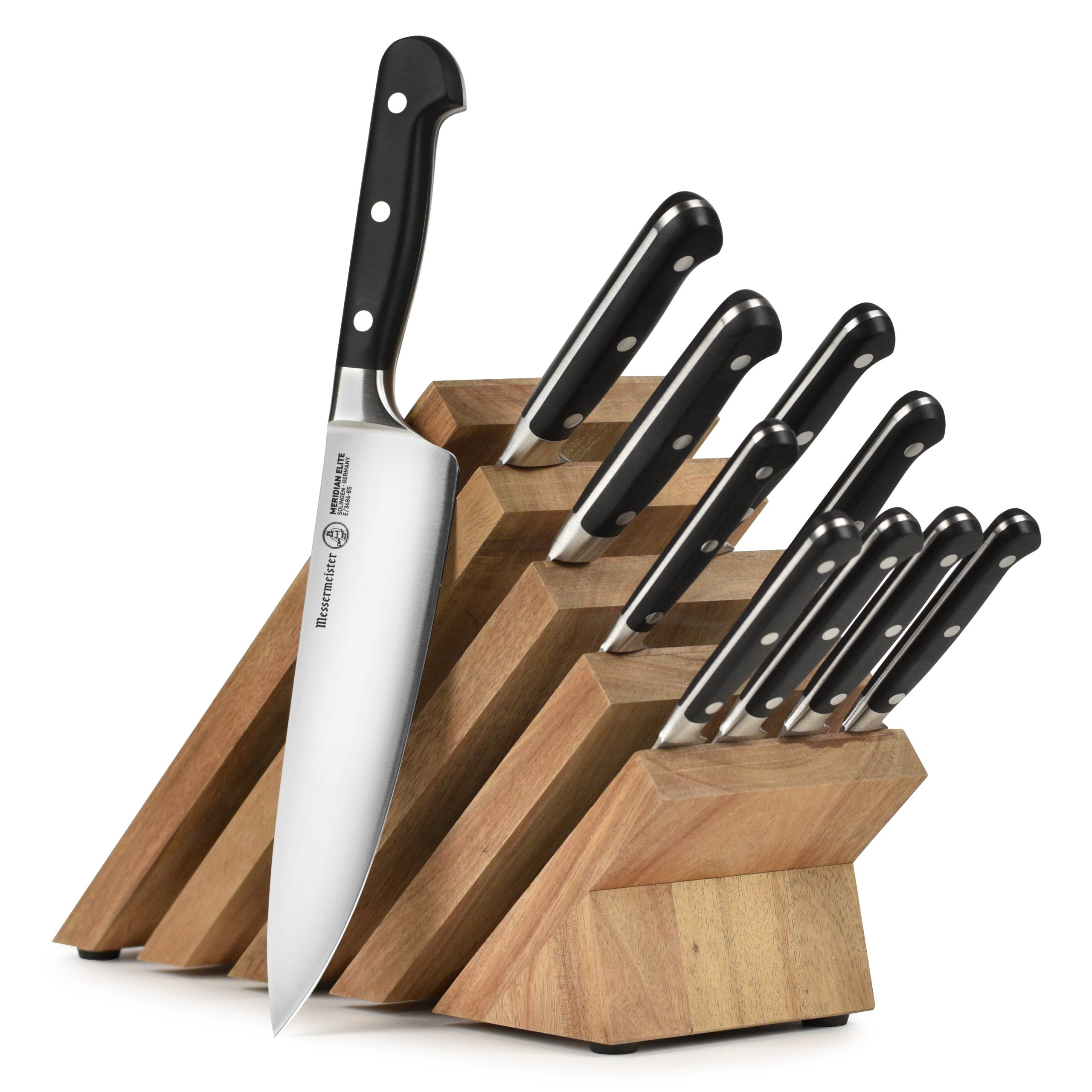 Messermeister Meridian Elite 11 Piece Magnetic Knife Block Set