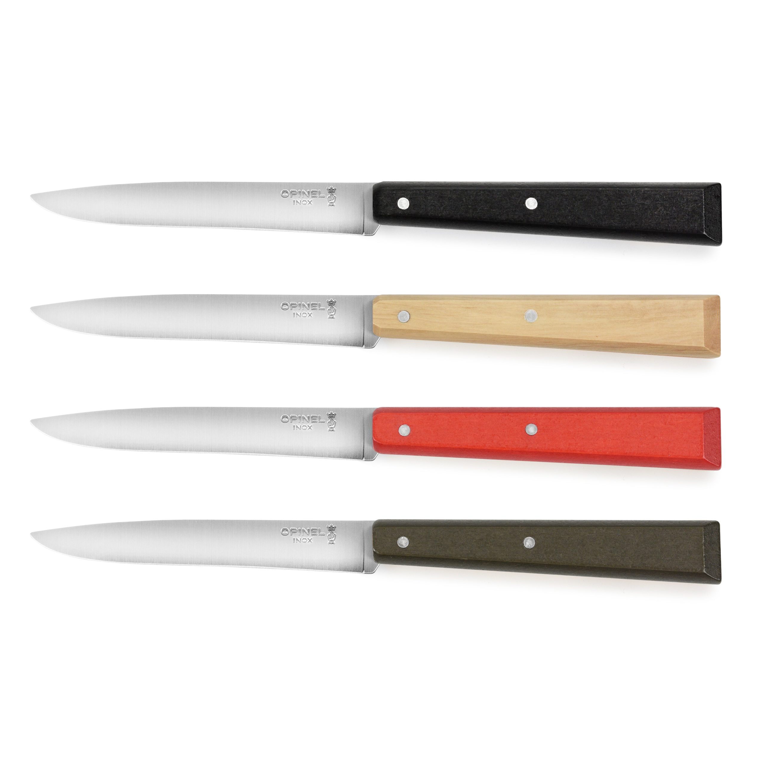 Opinel 4 Piece Loft Colors Steak Knife Set