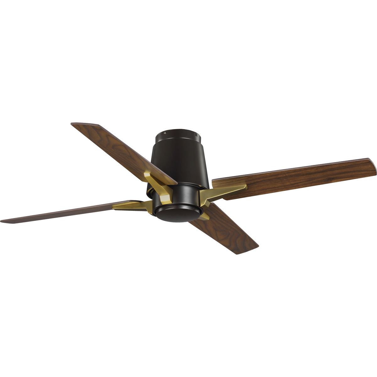 PROGRESS LIGHTING P250028-129 Lindale Collection 52″ Four-Blade Architectural Bronze Ceiling Fan in Architectural Bronze