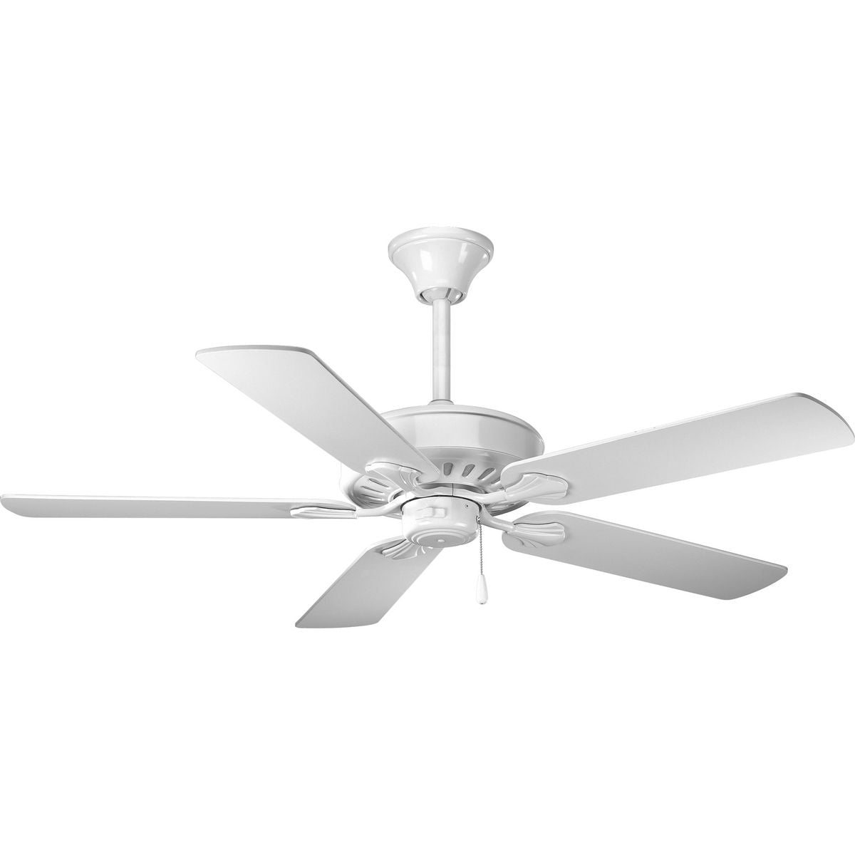 PROGRESS LIGHTING P2503-30W AirPro Collection Performance 52″ Five-Blade Ceiling Fan in White