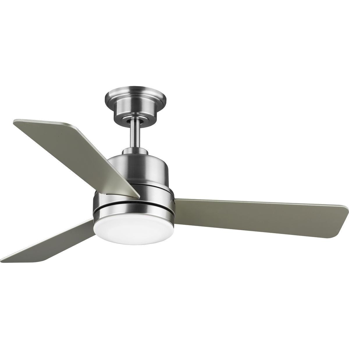 PROGRESS LIGHTING P2555-0930K Trevina II Collection 44″ Three-Blade Brushed Nickel Ceiling Fan in Brushed Nickel