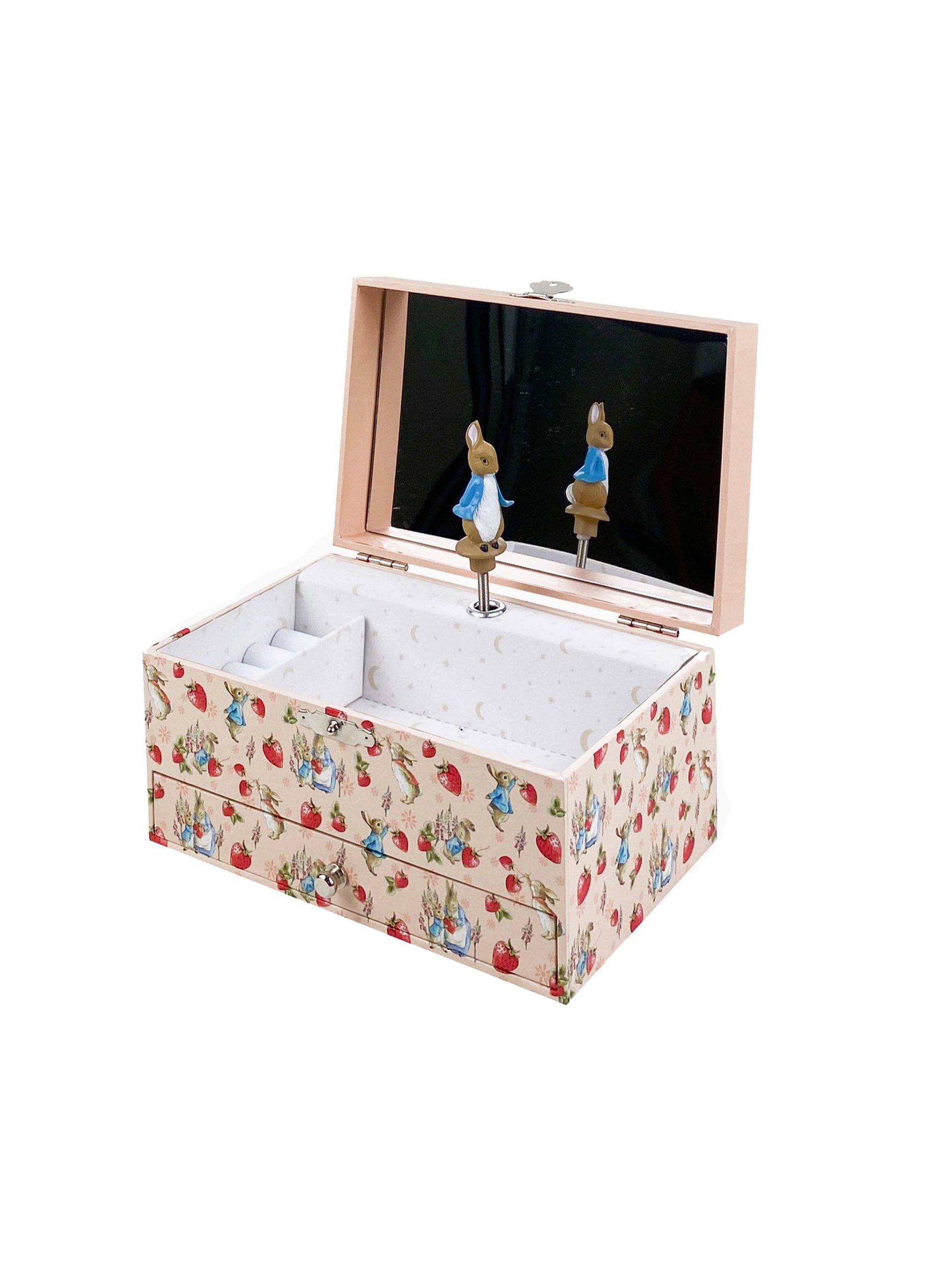 Peter Rabbit Strawberries Musical Jewelry Box