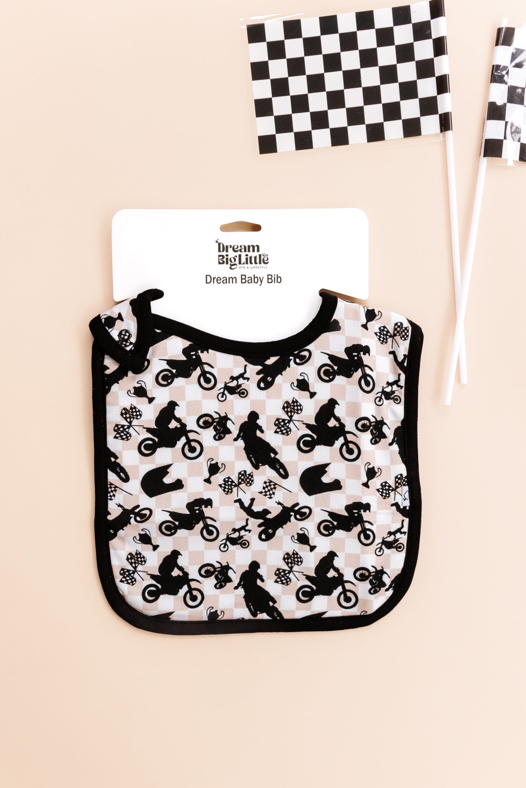 Motocross Dream Baby Bib