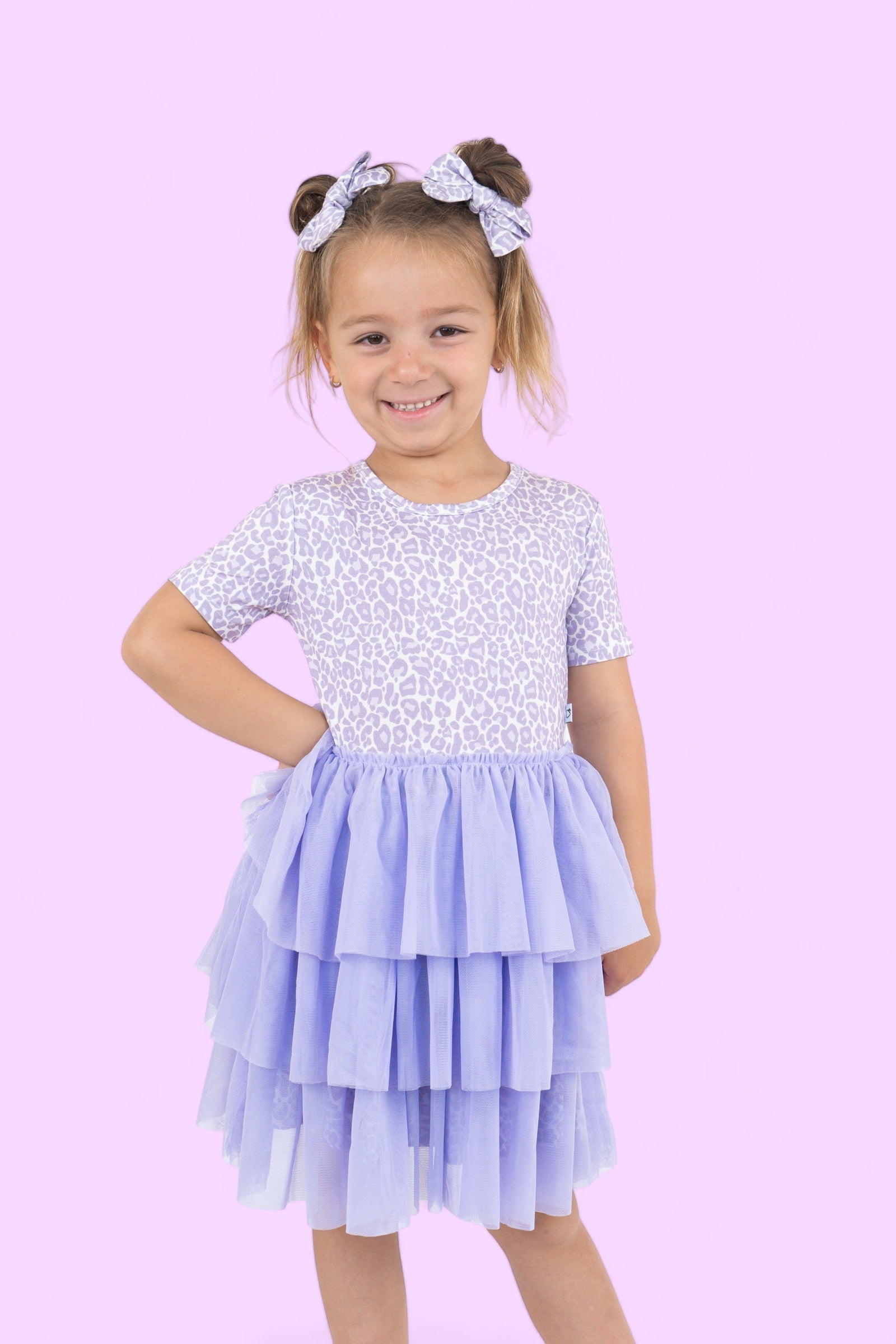 Lavender Leopard Dream Tutu Dress