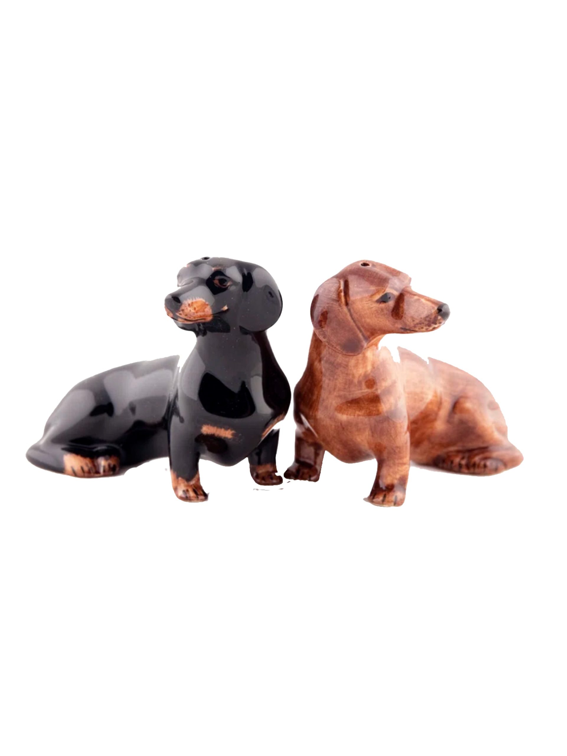 Quail Ceramics Dachshund Salt & Pepper Shakers